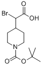 A-BROMO-1-[(1,1-DIMETHYLETHOXY)CARBONYL]-4-PIPERIDINEACETIC ACID CAS#: 881016-89-3