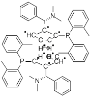 (ALPHAS,ALPHAS)-1,1'-BIS[ALPHA-(DIMETHYLAMINO)BENZYL]-(R,R)-2,2'-BIS[BIS(2-METHYLPHENYL)PHOSPHINO]FERROCENE CAS#: 831226-39-2