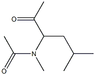 Acetamide, N-(1-acetyl-3-methylbutyl)-N-methyl-, DL- (5CI) CAS#: 879125-40-3