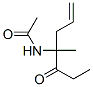 Acetamide,  N-[1-methyl-1-(1-oxopropyl)-3-butenyl]-  (9CI) CAS#: 866105-60-4