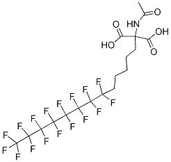 (Acetamido)[5-(perfluorooct-1-yl)pent-1-yl]propane-1,3-dioic acid CAS#: 885276-27-7