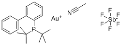 (Acetonitrile)[(2-biphenyl)di-tert-butylphosphine]gold(I)  hexafluoroantimonate CAS#: 866641-66-9