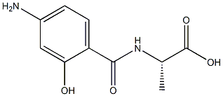 Alanine, N-(4-aminosalicyloyl)-, DL- (5CI) CAS#: 879123-40-7