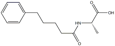 Alanine,  N-(5-phenylvaleryl)-,  DL-  (5CI) CAS#: 879123-99-6