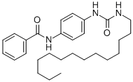 BENZAMIDE, N-[4-[[(TETRADECYLAMINO)CARBONYL]AMINO]PHENYL]- CAS#: 848978-88-1