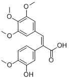 BENZENEACETIC ACID, 3-HYDROXY-4-METHOXY-A-[(3,4,5-TRIMETHOXYPHENYL)METHYLENE]-, (AE)- CAS#: 869497-71-2