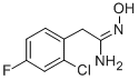 BENZENECARBOXIMIDAMIDE,2-CHLORO-4-FLUORO-N-HYDROXY- CAS#: 885963-71-3