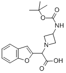 BENZOFURAN-2-YL-(3-N-BOC-AMINO-AZETIDIN-1-YL)-ACETIC ACID CAS#: 885275-29-6