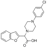 BENZOFURAN-2-YL-[4-(4-CHLORO-PHENYL)-PIPERAZIN-1-YL]-ACETIC ACID CAS#: 885277-00-9