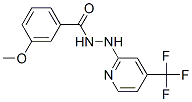 BENZOIC ACID, 3-METHOXY-, 2-[4-(TRIFLUOROMETHYL)-2-PYRIDINYL]HYDRAZIDE CAS#: 883010-07-9
