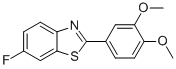 BENZOTHIAZOLE, 2-(3,4-DIMETHOXYPHENYL)-6-FLUORO- CAS#: 872726-53-9