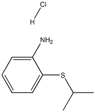 BenzenaMine, 2-[(1-Methylethyl)thio]-, hydrochloride (1:1) CAS#: 861343-73-9