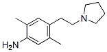Benzenamine, 2,5-dimethyl-4-[2-(1-pyrrolidinyl)ethyl]- (9CI) CAS#: 828911-68-8