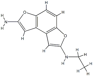 Benzo[1,2-b:4,3-b]difuran-2,7-diamine,  N-ethyl-  (9CI) CAS#: 863995-89-5