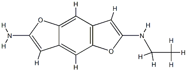 Benzo[1,2-b:4,5-b]difuran-2,6-diamine,  N-ethyl-  (9CI) CAS#: 863992-65-8