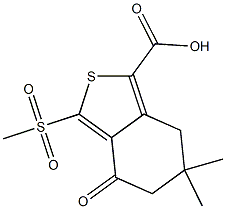 Benzo[c]thiophene-1-carboxylic acid, 4,5,6,7-tetrahydro-6,6-dimethyl-3-(methylsulfonyl)-4-oxo- CAS#: 873189-09-4