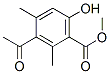 Benzoic acid, 3-acetyl-6-hydroxy-2,4-dimethyl-, methyl ester (9CI) CAS#: 819052-41-0