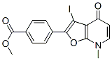 Benzoic  acid,  4-(4,7-dihydro-3-iodo-7-methyl-4-oxofuro[2,3-b]pyridin-2-yl)-,  methyl  ester CAS#: 883723-81-7