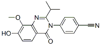 Benzonitrile,  4-[7-hydroxy-8-methoxy-2-(1-methylethyl)-4-oxo-3(4H)-quinazolinyl]- CAS#: 871814-49-2