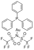 [Bis(trifluoromethanesulfonyl)imidate](triphenylphosphine)gold(I),98% CAS#: 866395-16-6
