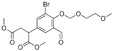Butanedioic acid, 2-[3-broMo-5-forMyl-4-[(2-Methoxyethoxy)Methoxy]phenyl]-, 1,4-diMethyl ester CAS#: 878673-54-2