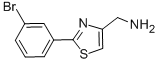 C-[2-(3-BROMO-PHENYL)-THIAZOL-4-YL]-METHYLAMINE CAS#: 885279-93-6