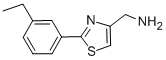 C-[2-(3-ETHYL-PHENYL)-THIAZOL-4-YL]-METHYLAMINE CAS#: 885280-88-6