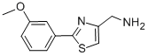 C-[2-(3-METHOXY-PHENYL)-THIAZOL-4-YL]-METHYLAMINE CAS#: 885280-24-0