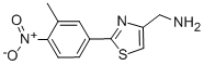 C-[2-(3-METHYL-4-NITRO-PHENYL)-THIAZOL-4-YL]-METHYLAMINE CAS#: 885280-61-5