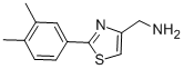 C-[2-(3,4-DIMETHYL-PHENYL)-THIAZOL-4-YL]-METHYLAMINE CAS#: 885280-01-3