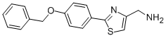 C-[2-(4-BENZYLOXY-PHENYL)-THIAZOL-4-YL]-METHYLAMINE CAS#: 885280-65-9
