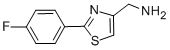 C-[2-(4-FLUORO-PHENYL)-THIAZOL-4-YL]-METHYLAMINE CAS#: 885280-17-1