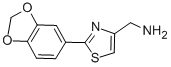 C-(2-BENZO[1,3]DIOXOL-5-YL-THIAZOL-4-YL)-METHYLAMINE CAS#: 885279-79-8