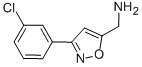 C-[3-(3-CHLORO-PHENYL)-ISOXAZOL-5-YL]-METHYLAMINE CAS#: 885273-50-7
