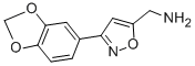 C-(3-BENZO[1,3]DIOXOL-5-YL-ISOXAZOL-5-YL)-METHYLAMINE CAS#: 885273-58-5