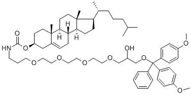 CHOLESTERYL N-(16-O-(DIMETHOXYTRITYL)-15-HYDROXY-4,7,10,13-TETRAOXA-HEXADECYL)CARBAMATE CAS#: 869354-69-8