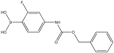 CarbaMic acid, (4-borono-3-fluorophenyl)-, C-(phenylMethyl) ester (9CI) CAS#: 874290-59-2