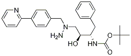 CarbaMic acid, N-[(1S,2S)-2-hydroxy-1-(phenylMethyl)-3-[1-[[4-(2-pyridinyl)phenyl]Methyl]hydrazinyl]propyl]-, 1,1-diMethylethyl ester CAS#: 857904-20-2