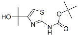 Carbamic  acid,  [4-(1-hydroxy-1-methylethyl)-2-thiazolyl]-,  1,1-dimethylethyl  ester  (9CI) CAS#: 876756-13-7