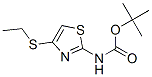 Carbamic  acid,  [4-(ethylthio)-2-thiazolyl]-,  1,1-dimethylethyl  ester  (9CI) CAS#: 876756-21-7