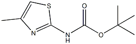 Carbamic  acid,  N-(4-methyl-2-thiazolyl)-,  1,1-dimethylethyl  ester CAS#: 848472-44-6