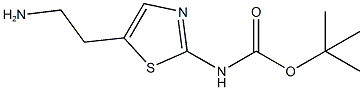 Carbamic  acid,  N-[5-(2-aminoethyl)-2-thiazolyl]-,  1,1-dimethylethyl  ester CAS#: 875798-81-5