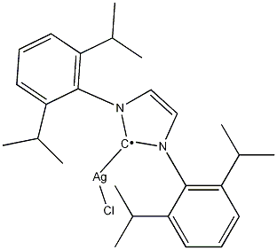 Chloro[1,3-bis(2,6-diisopropylphenyl)imidazol-2-ylidene]silver CAS#: 873297-19-9