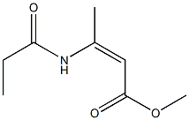 Crotonic acid, 3-propionamido-, methyl ester (5CI) CAS#: 856183-39-6