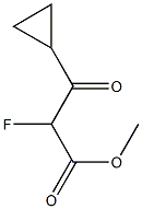 Cyclopropanepropanoic acid, -alpha--fluoro--bta--oxo-, methyl ester CAS#: 861248-80-8