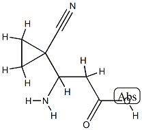 Cyclopropanepropanoic  acid,  -bta--amino-1-cyano- CAS#: 837414-89-8