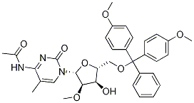 Cytidine, N-acetyl-5'-O-[bis(4-Methoxyphenyl)phenylMethyl]-2'-O-Methyl-5-Methyl- CAS#: 869355-20-4