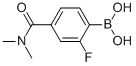 DIMETHYL 4-BORONO-3-FLUOROBENZAMIDE CAS#: 874289-30-2