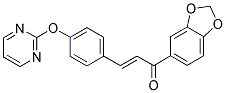 (E)-1-(1,3-BENZODIOXOL-5-YL)-3-[4-(2-PYRIMIDINYLOXY)PHENYL]-2-PROPEN-1-ONE CAS#: 860789-31-7