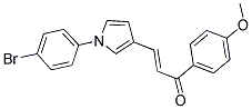 (E)-3-[1-(4-BROMOPHENYL)-1H-PYRROL-3-YL]-1-(4-METHOXYPHENYL)-2-PROPEN-1-ONE CAS#: 860788-45-0